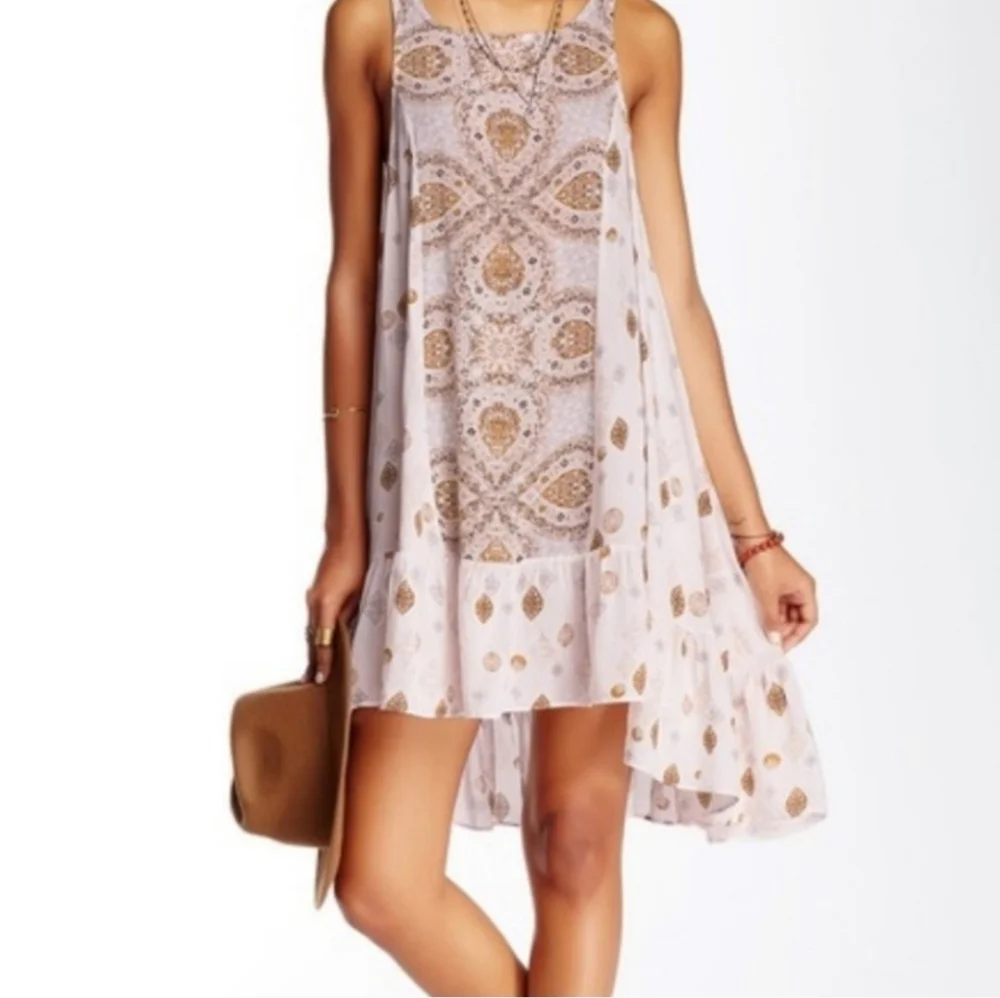 FFree People Annka Tea Combo Halter Sundress